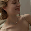 Faceted Amethyst Pearl Necklace Thin Beads Temperament Clavicle Chain Niche Design Women Jewelry - Image 7