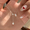 Heart Pendant Choker Necklace with Adjustable Chain - Image 18