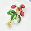 Enamel Brooch with Pearl Accents in Multiple Designs - Image 28