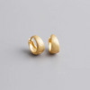 Silver Matte Minimalism Unisex Huggies Ear Hoops Earrings for Women Gothic Piercing Men's Jewelry - Image 13