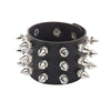 Punk Bracelets PU Leather Studded Bracelet Adjustable Goth Cuff Bracelet Gothic Rivet Buckle Wristband for Men Women Emo Jewelry - Image 16