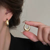 Stainless Steel Three-Layer Knot Earrings for Women Vintage Glossy Geometric Twisted Earrings Party Jewelry Gifts - Image 11