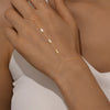 Silver Sparking Hand Chain Bracelets For Women Geometric CZ Eight-pointed Star Bracelets Jewelry - Image 10