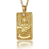 22 Style Classic Tarot Card Pendant Necklace Double Sided Zircon Tarot Necklace Major Arcana Empress Sun Star Sign Women Jewelry - Image 26