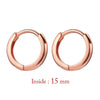 Two-Piece Mini Hoop Piercing Earrings in Gold-Tone Silver-Tone or Rose Gold-Tone - Image 32