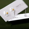Handmade Multicolor Ceramic Flower Earrings With Stainless Steel Pin And Eye-catching Jewelry - Image 4