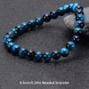 Blue Apatite Beaded Bracelet 6mm 8mm 10mm Natural Stone Round Beads Minimalist Unisex Handmade Jewelry Gift for Men and Women - Image 7