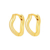 Silver Needle Double Circle Zirconia Earrings For Women Minimalism Vintage Geometry Hoop Earrings Jewelry - Image 37