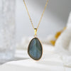 1pc Stone Irregular Pendant Necklace Pink Crystal Amethyst Tiger Eye Necklace Pendant for Women Couple Jewelry Gift - Image 8