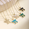 π Symbol Pendant Necklace For Women Men Copper Clavicle Chain Jewelry Accessories Gift - Image 1