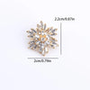 Zircon Snow Brooch Women's Small Pin Rhinestone Jewelry - Image 6