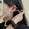 1 Piece Simple Flower Clip Earrings for Women Creative Non-Piercing Ear Cuff Jewelry Accessories Gift - Image 2