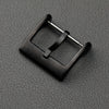 316L stainless steel buckle, 16 18 20mm silver black gold rose gold leather strap buckle, matte buckle - Image 2