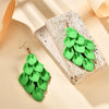 Korean Acrylic Petal Tassel Dangle Earrings For Women Holiday Fairy Wedding Party Jewelry Accessories Gift - Image 12