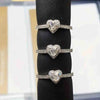 AA Heart Cubic Zirconia Wedding Rings for Women Silver Color Proposal Engagement Ring Temperament Ladies Jewelry - Image 4