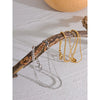 Double-Layer Stainless Steel Chain Bracelet in Gold-Tone or Silver-Tone - Image 2