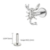 Titanium 16G Scorpion Labret Stud Flatback Zodiac Earring Tragus Cartilage Helix Piercing Body Jewelry - Image 13