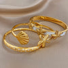 Three Starfish White Shell Bracelets Heart-shaped Star Zirconium Copper Bangles Chic Men Women's Jewelry - Image 4