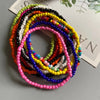 White Anklet for Women Colorful Girl Tiny Seed Beads Foot Bracelet Yellow Bohemian Anklet Gift Jewelry - Image 2