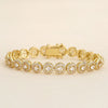 European And American Round Zircon Bracelet Bangles Unisex Punk Style Hip-hop Jewelry - Image 7