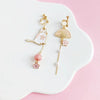 32 Style Colorful Enamel Cartoon Cute Rabbit Fox Ear Clips Funny Cat Bear Long Clip on Earrings Without Piercing for Women Girls - Image 13