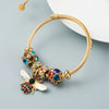 Multi Element Stainless Steel Circle Panjiadora Beaded Love Bracelet Suitable for Women's Dating, Daily Holiday Gifts - Image 18