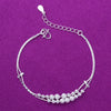 Silver Color Stamp Anklets For Women Foot Leg Chain Link Bracelet Double Layers Beach Accessories Jewelry - Image 57