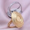 1/2pcs Mix Silver/Gold Color Oval Flower Sun Ring Stainless Steel Rings For Women Men Accessories Round Blank Cobochons Settings - Image 3