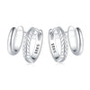 Silver Multi-layer Ear Ring Jewelry Versatile Hoop Earrings For Women Jewelry Birthday Party Gift - Image 50