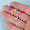 1/5pcs Colorful Star Stud Earrings for Women Ear Piercing Stainless Steel Barbell Tragus Cartilage Earring Helix Conch Jewelry - Image 12