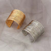Vintage Hyperbolic Layered Wide Wire Bracelet Cuff Bangle for Women Exaggerated Wrist Wrap Bangle Hand Jewelry Gift - Image 2
