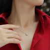 Classic Pendant Necklace with Bright Stone Detail - Image 6