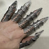 Black Metal Finger Claw Unique Skeleton Full Finger Rings Punk Rock Adjustable Armor Ring for Tech Enthusiasts - Image 6