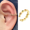 1Pc Hollow Geometry Rainbow CZ Cuff Wrap Clip On Earrings Women Girls Climber Ear Cartilage Bone Clips Fake Earring Non Piercing - Image 5