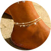 Sliver Plated CZ Anklet Bracelets for Women Girl Heart Charm Dainty Layer Chain Anklets Jewelry Gifts - Image 8