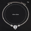 Stonefans Love Heart Waist Chain Jewelry Y2k Belt for Women Rhinestone Belly Sexy Bikini 2024 Swimsuit Costume Club Party
