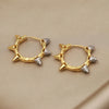 Design Crystal Geometric Stud Earrings for Women Jewelry Zirconia Beads Delicate Earrings - Image 6