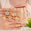 Bling Zircon Star Heart Pendant Necklace for Women Men Cool Stainless Steel Chain Jewelry Accessories Gifts - Image 3