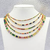 Sexy Short Sparking Rainbow Tennis Chain Chocker Necklace With CZ Personality Women Collar Jewellery - Image 1