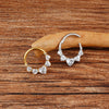 Titanium CZ Heart Daith Earring Hoop 16G Hinged Septum Clicker Nose Ring Piercing Jewelry - Image 4