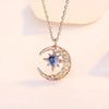 Lats Star Moon Pendant Necklaces for Women Simple Clavicle Chain Jewelry Accessories - Image 2