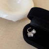 1Pcs Shiny Imitation Pearl Zircon Ear Clip For Women Punk Metal C-shaped Geometric No Piercing Ear Cuff Y2K Jewelry Gift - Image 6