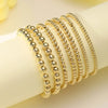 Five-Piece Resin Bead Bracelet Set with Round Charms and Elastic Bands - Image 37