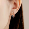 Star Twisted Line Earrings Jewelry Versatile Hoop Earrings For Women Jewelry Birthday Party Gifts - Image 4
