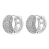 Brass Material Classic Golden Plated Punk Hip Hop Earrings Round Multi Color Set Aaacz Stone Couple Earrings - Image 12