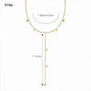 Stainless Steel Chain Necklace with Long Tassel Details - Image 8