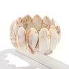 Vintage Acrylic Amber Elastic Geometric Bracelets Bangles for Women Stretchy Resin Big Cuff Bracelet Jewelry - Image 25