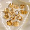 Sculptural Adjustable Ring in Multiple Gold-Tone Designs - Image 6