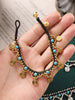 Vintage Bohemian Style Beaded Anklets for Women Ethnic Style Hand-Woven Copper& Turquoise Beads Anklet Exotic Foot Bells Jewelry - Image 3