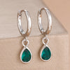 2PCS Vintage Stainless Steel Gold Plated Zircon Dangle Earrings For Women Small Water Drop Earrings Punk Unisex Rock Jewelry - Image 7